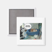 Orange Tabby Kitty Cat Magnet (Vorderseite/Rückseite)