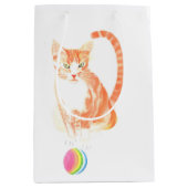 Orange Tabby Mittlere Geschenktüte (Vorderseite)