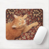 Orange Tabby Mousepad (Mit Mouse)