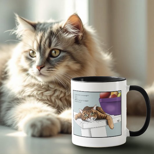 Orange Tabby Niedliche Leckereien Tasse