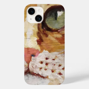 Orange Tabby Painting Detail Case-Mate iPhone Cas Case-Mate iPhone 14 Hülle