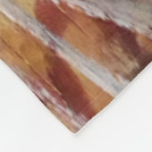 Orange Tabby Painting Detail Fleece Blanket (Ecke)