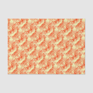 Orange Tabby Pop Art Art Seidenpapier