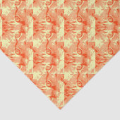 Orange Tabby Pop Art Art Seidenpapier (Ausschnitt)