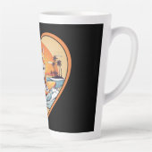 Orange Tabby Surfkatze Milchtasse (Rechts)