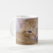 Orange Tabbys Kaffeetasse (Vorderseite Links)