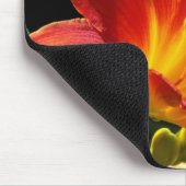 Orange Taglilie Bloom Floral Mousepad (Ecke)