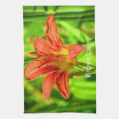 Orange Taglilie Küchentuch (Vertikal)