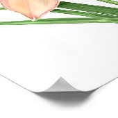 Orange Taglilie Originale Printmedien Poster (Ecke)