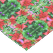 Orange Taglilien Abstrakte Blume Art Pattern Tischdecke (Schrägansicht)