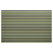 Orange, Tan, Forest Green, White & Black Colown Stoff (Fat Quarter (45,7 x 55,9 cm))
