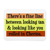 Orange Tan Joke Magnet (Horizontal)
