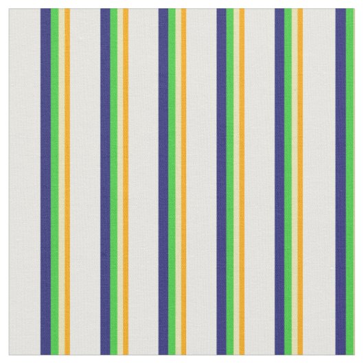 Orange, Tan, Limettengrün, Mitternachtsblau, Minzc Stoff (Nahaufnahme)