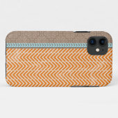 Orange Tan Tribal iPhone Galaxy Razr Fall Case-Mate iPhone Hülle (Rückseite (Horizontal))