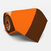 Orange Tan und Brown Krawatte (Gerollt)