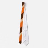 Orange Tan und Brown Krawatte (Rückseite)