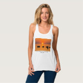 Orange Tank Top (Vorderseite Vollansicht)