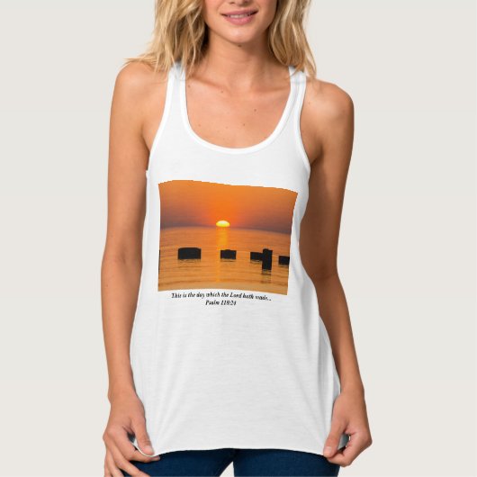 Orange Tank Top (Vorderseite)