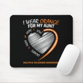 Orange Tante Multiple Sklerose Apparel Frau Awa Mousepad (Mit Mouse)