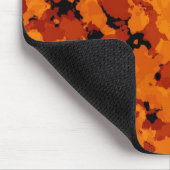 Orange Tarnungs-Mausunterlage Mousepad (Ecke)