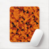 Orange Tarnungs-Mausunterlage Mousepad (Mit Mouse)