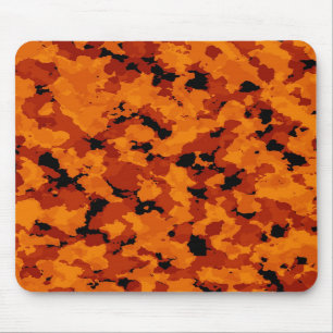 Orange Tarnungs-Mausunterlage Mousepad