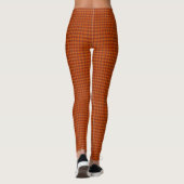 Orange Tartan Leggings (Rückseite)