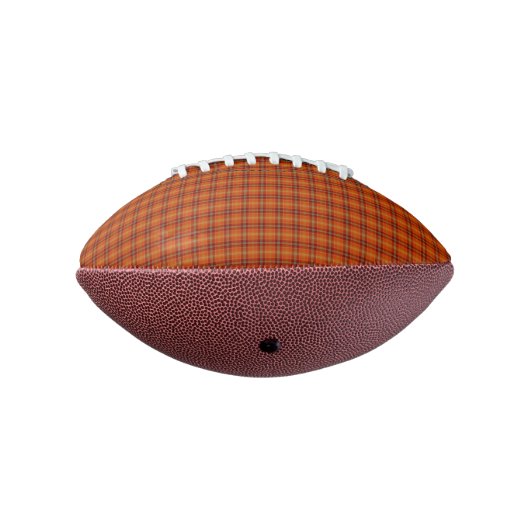 Orange Tartan Mini Football (Gedreht 270)