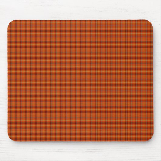 Orange Tartan Mousepad (Vorne)