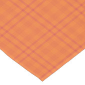 Orange Tartan Muster Table Runner Kurzer Tischläufer (Ecke)