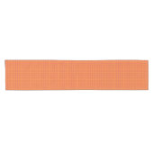 Orange Tartan Muster Table Runner Kurzer Tischläufer (Horizontal)