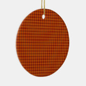 Orange Tartan Ornament (Rechts)