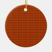 Orange Tartan Ornament (Vorne)