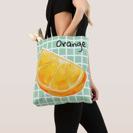 Orange Tasche (Von Nahem)