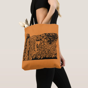 Orange Taschen-Tasche Oregons Tasche