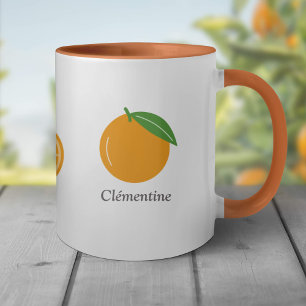 Orange Tasse