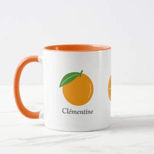 Orange Tasse (Links)