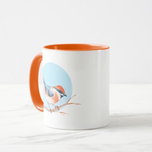 Orange Tasse (Vorderseite Links)