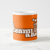 Orange Tasse mit Volldampf-voraus-Triebzug-Jumbo (Vorderseite)