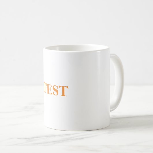 Orange-Tasse testen Kaffeetasse (VorderseiteRechts)