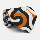 Orange Team (personalisieren) Krawatte (Gerollt)