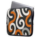Orange Team (personalisieren) Laptopschutzhülle (Vorderseite Links)