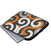 Orange Team (personalisieren) Laptopschutzhülle (Vorne Knopf)