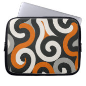 Orange Team (personalisieren) Laptopschutzhülle (Vorderseite)