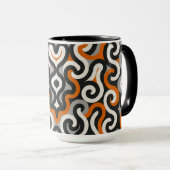 Orange Team (personalisieren) Tasse (VorderseiteRechts)