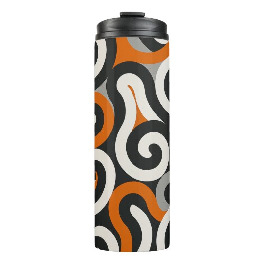 Orange Team (personalisieren) Thermosbecher (Vorderseite)