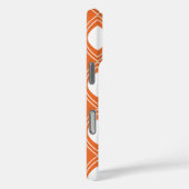 Orange Tear Drop beliebiges Personalisiertes iPhon Case-Mate iPhone Hülle (Rückseite / Rechts)