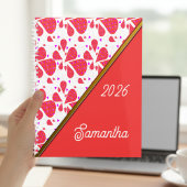 Orange Teardrop Leaf Pattern Planer