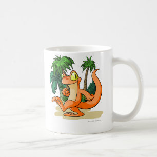 Orange Techo auf einer Geheimnis-Inselsuche Kaffeetasse