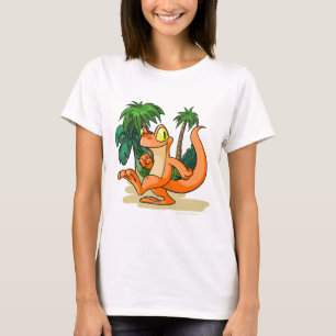 Orange Techo auf einer Geheimnis-Inselsuche T-Shirt